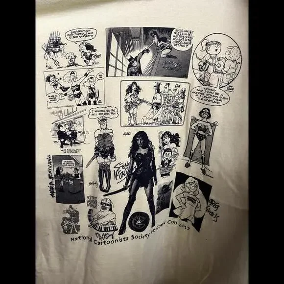 Comic Con 2017 x Wonder Woman T-shirt - Cartoonist-Autograph